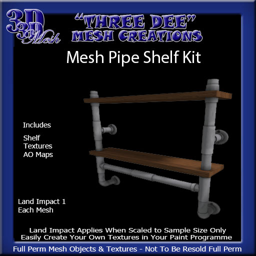 Mesh Shelf Pipe Kit AD Pic